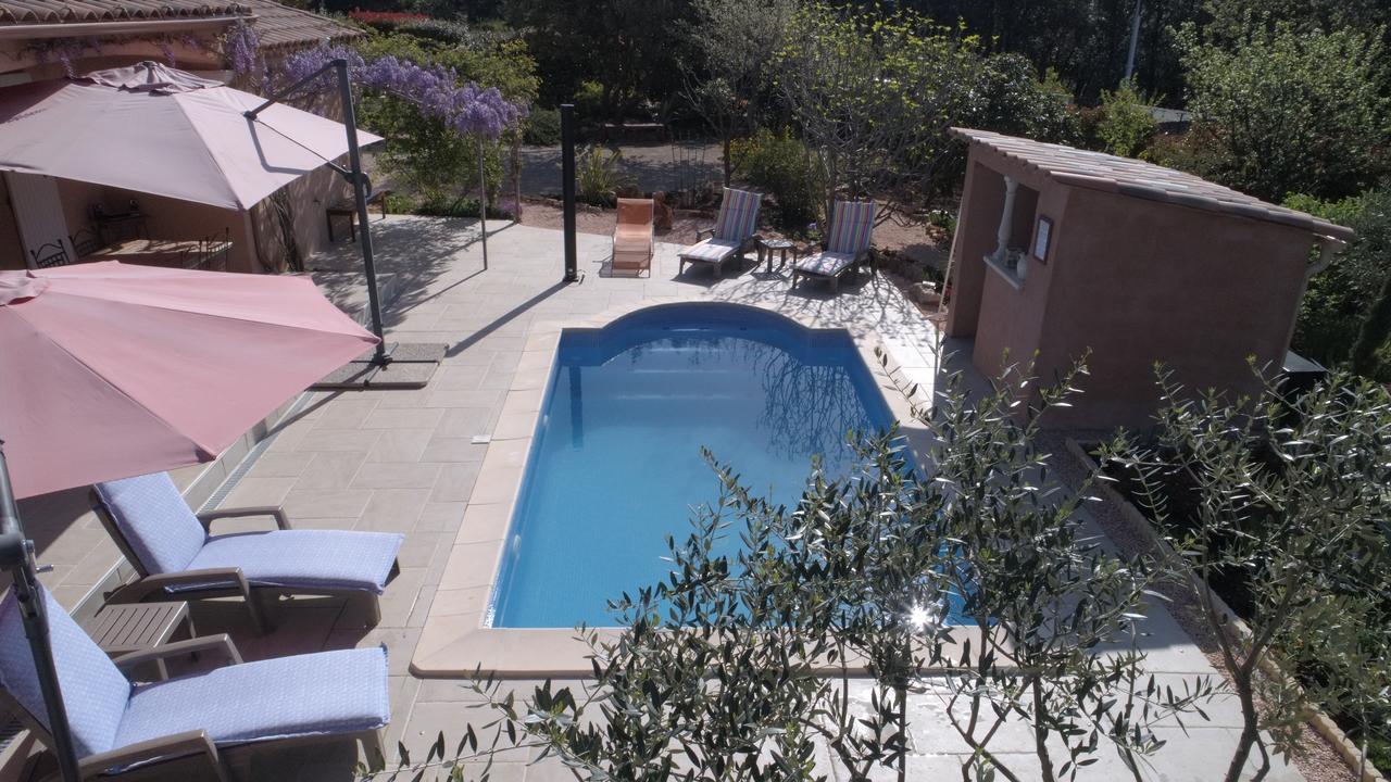 B&B Villa Les Tamaris Régusse Exterior foto
